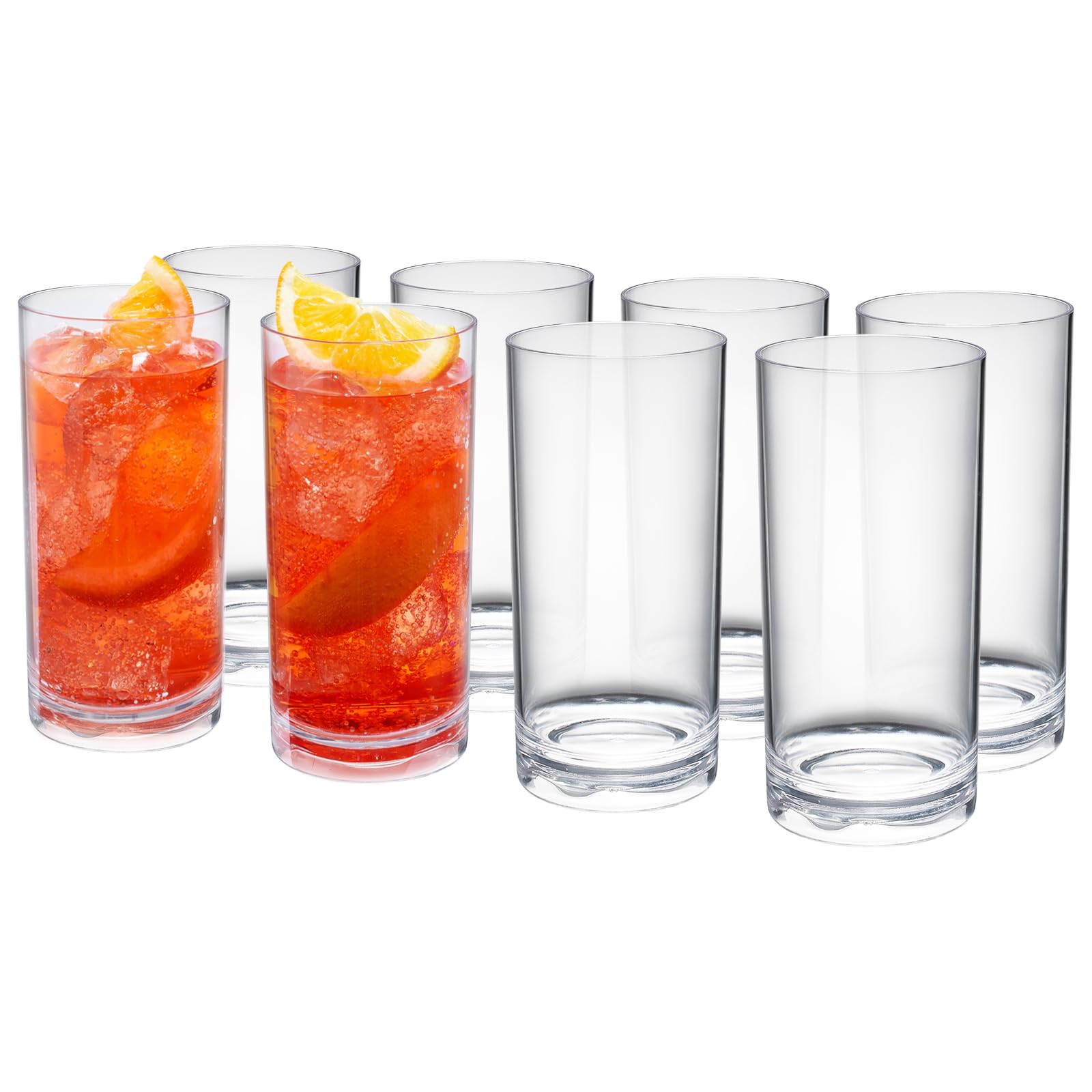 Amazon.com | Khen Acrylic Classic Clear Plastic Reusable Drinking